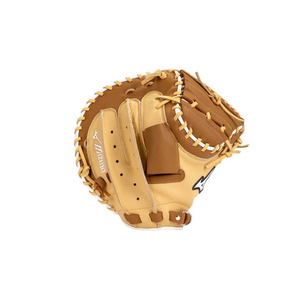 Mens Mizuno Franchise Series 33.5" Baseball Catchers Mitt Brown Philippines (CNVADH796)